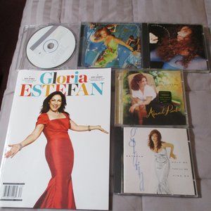 Lotof 5 Gloria Estefan Music CD's Spanish & English & CD Single w/Bonus Magazine